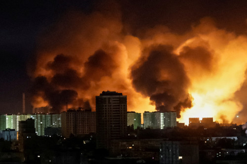 Russia launches war’s largest air attack on Ukraine, kills at least 12 people