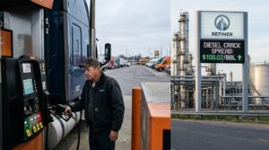 Diesel at $5.82 Is Minting Money for Refiners and Draining It from Truckers