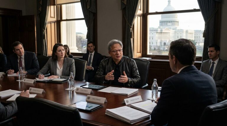 Jensen Huang Is in the Room Where It Happens