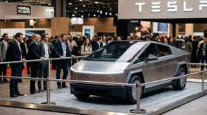 Tesla&rsquo;s Cybercab Arrives in Europe